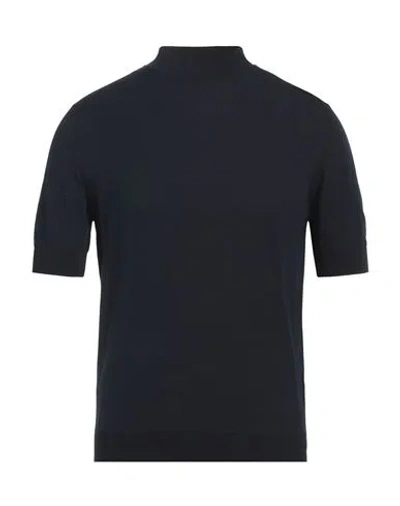 Filippo De Laurentiis Man Sweater Midnight Blue Size 48 Cotton