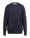 Filippo De Laurentiis Man Sweater Midnight Blue Size 50 Cotton In Blue