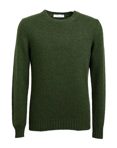 Filippo De Laurentiis Man Sweater Military Green Size 38 Cashmere