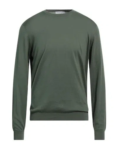 Filippo De Laurentiis Man Sweater Military Green Size 46 Cotton