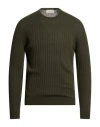 Filippo De Laurentiis Man Sweater Military Green Size 50 Cotton