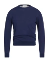 Filippo De Laurentiis Man Sweater Navy Size 36 Cotton In Blue
