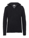 Filippo De Laurentiis Man Sweater Navy Size 44 Merino Wool, Polyamide In Blue