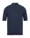 Filippo De Laurentiis Man Sweater Navy Size 50 Cotton