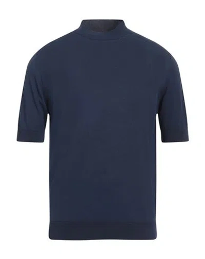 Filippo De Laurentiis Man Sweater Navy Size 50 Cotton