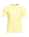 Filippo De Laurentiis Man Sweater Pastel Yellow Size 38 Cotton, Polyamide In Yellow