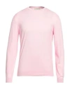 Filippo De Laurentiis Man Sweater Pink Size 40 Cotton