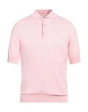 Filippo De Laurentiis Man Sweater Pink Size 42 Cotton