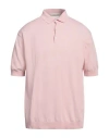 Filippo De Laurentiis Man Sweater Pink Size 46 Cotton