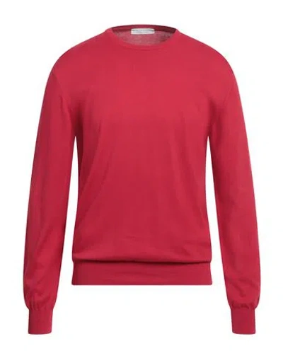 Filippo De Laurentiis Man Sweater Red Size 3xl Cotton