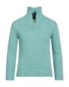 Filippo De Laurentiis Man Sweater Sage Green Size 42 Merino Wool, Polyamide