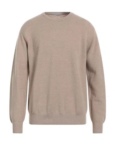 Filippo De Laurentiis Man Sweater Sand Size 46 Merino Wool, Cashmere In Green