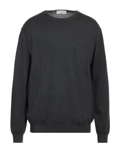 Filippo De Laurentiis Man Sweater Steel Grey Size 36 Merino Wool In Grey
