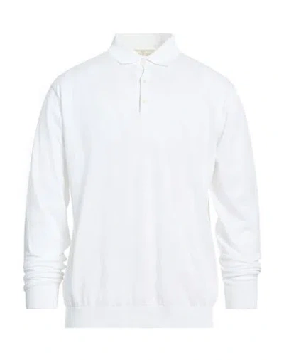 Filippo De Laurentiis Man Sweater White Size 44 Cotton