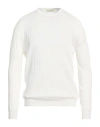 Filippo De Laurentiis Man Sweater White Size 46 Cotton