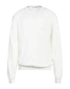 Filippo De Laurentiis Man Sweater White Size 46 Cotton