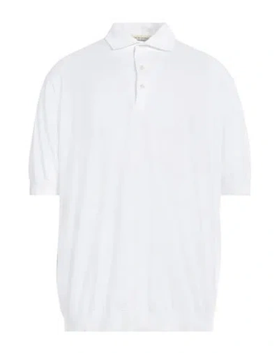 Filippo De Laurentiis Man Sweater White Size 48 Cotton