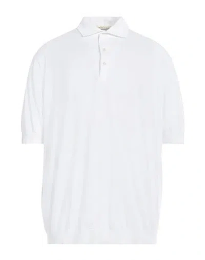Filippo De Laurentiis Man Sweater White Size 48 Cotton In White