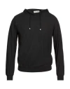 Filippo De Laurentiis Man Sweatshirt Black Size 38 Cotton In Black