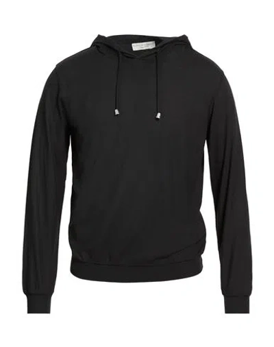 Filippo De Laurentiis Man Sweatshirt Black Size 38 Cotton