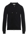 Filippo De Laurentiis Man Sweatshirt Black Size 40 Cotton, Polyamide In Black