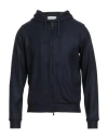 Filippo De Laurentiis Man Sweatshirt Midnight Blue Size 36 Merino Wool In Black