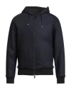 Filippo De Laurentiis Man Sweatshirt Midnight Blue Size 50 Virgin Wool, Elastane In Blue