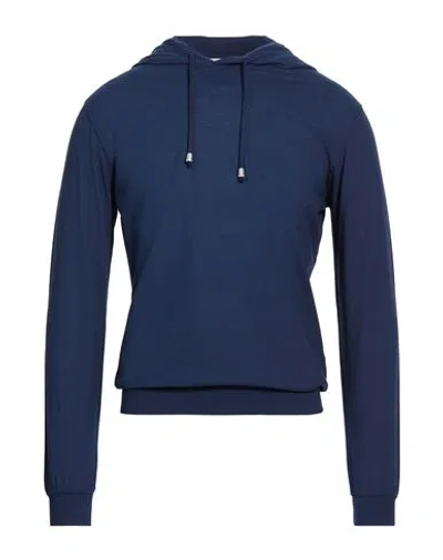 Filippo De Laurentiis Man Sweatshirt Navy Size 46 Cotton In Multi