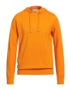 Filippo De Laurentiis Man Sweatshirt Orange Size 46 Cotton In Gold