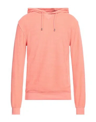 Filippo De Laurentiis Man Sweatshirt Salmon Pink Size 42 Cotton