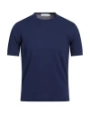 Filippo De Laurentiis Man T-shirt Blue Size 38 Cotton