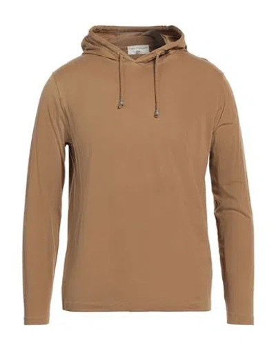 Filippo De Laurentiis Man T-shirt Camel Size 40 Cotton In Beige