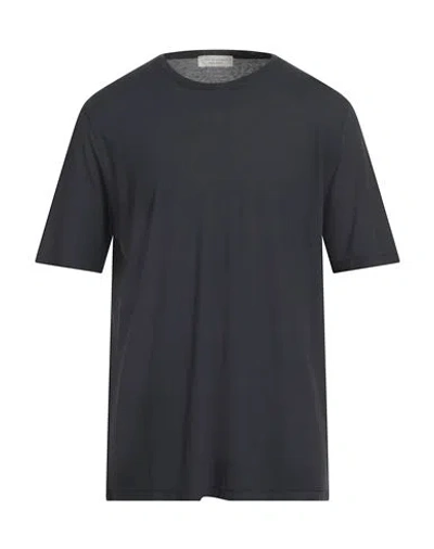 Filippo De Laurentiis Man T-shirt Charcoal Size 48 Cotton In Black
