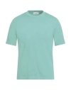 Filippo De Laurentiis Man T-shirt Light Green Size 38 Cotton