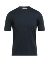 Filippo De Laurentiis Man T-shirt Midnight Blue Size 36 Cotton In Black