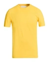 Filippo De Laurentiis Man T-shirt Yellow Size 40 Cotton