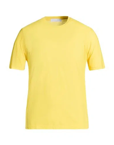 Filippo De Laurentiis Man T-shirt Yellow Size 44 Cotton