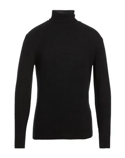 Filippo De Laurentiis Man Turtleneck Black Size 46 Cashmere