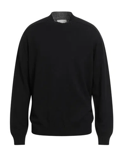 Filippo De Laurentiis Man Turtleneck Black Size 46 Merino Wool