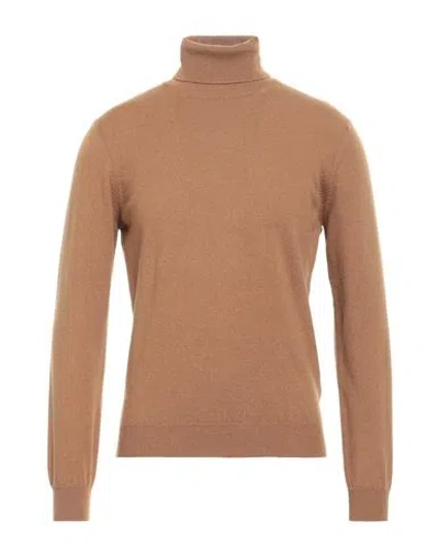 Filippo De Laurentiis Man Turtleneck Camel Size 36 Cashmere In Sand