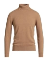 Filippo De Laurentiis Man Turtleneck Camel Size 38 Cashmere In Sand