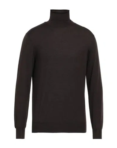 Filippo De Laurentiis Dolcevita Merinos Sweater In Brown