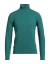 Filippo De Laurentiis Man Turtleneck Emerald Green Size 44 Cashmere