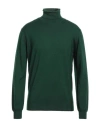 Filippo De Laurentiis Man Turtleneck Green Size 46 Merino Wool