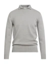 Filippo De Laurentiis Man Turtleneck Grey Size 40 Merino Wool In Gray