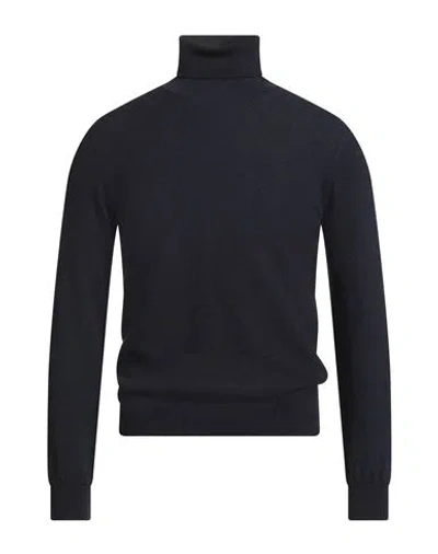 Filippo De Laurentiis Man Turtleneck Midnight Blue Size 36 Cashmere