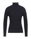 Filippo De Laurentiis Man Turtleneck Midnight Blue Size 40 Merino Wool