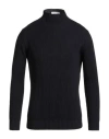 Filippo De Laurentiis Man Turtleneck Midnight Blue Size 42 Merino Wool
