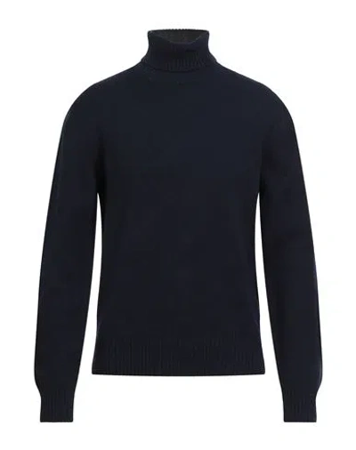 Filippo De Laurentiis Man Turtleneck Midnight Blue Size 44 Cashmere