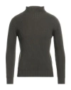 Filippo De Laurentiis Man Turtleneck Military Green Size 38 Merino Wool In Green